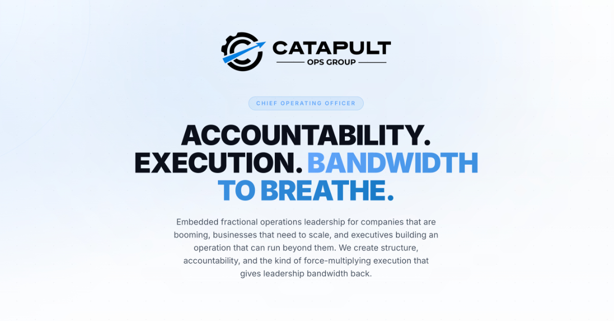Contact | Catapult Ops Group
